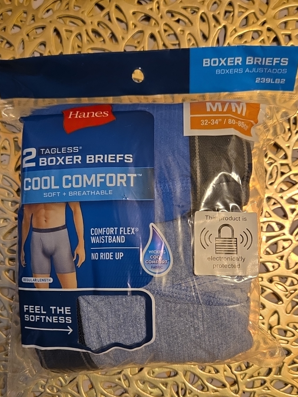 Nwt Hanes Mens Bixer Briefs Sz M